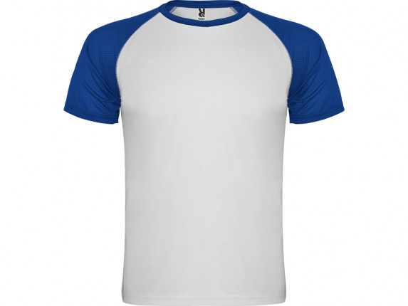 Спортивная футболка Indianapolis детская, белый/королевский синий