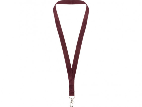 Ланьярд с карабином, бургунди