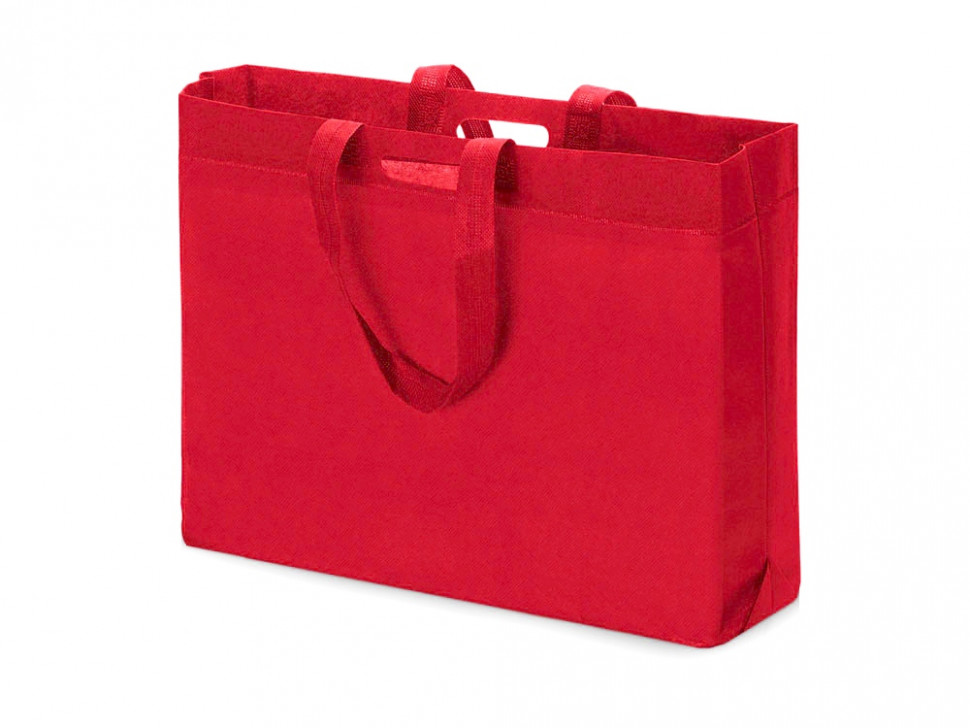Сумка для покупок из спанбонда Scope, 455*160*380 с ручкой 550/30 мм, красный