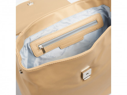 Рюкзак женский Beverly Hills Polo Club, бежевый/стальной