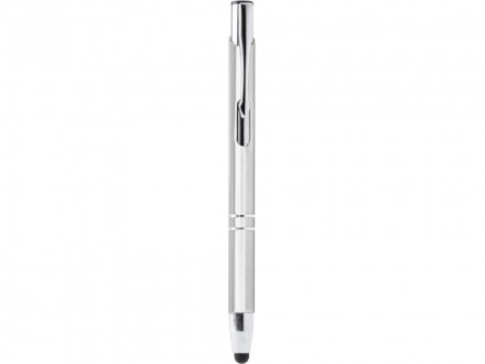 Ручка-стилус металлическая шариковая KRUGER, серебристый