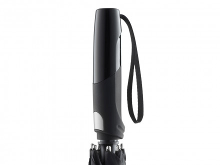 Зонт-трость 7399 Alugolf полуавтомат, черный/титан