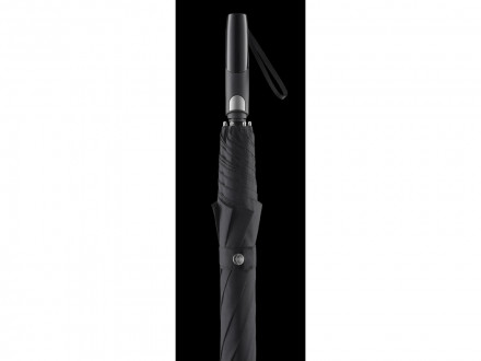 Зонт-трость 7399 Alugolf полуавтомат, черный/титан