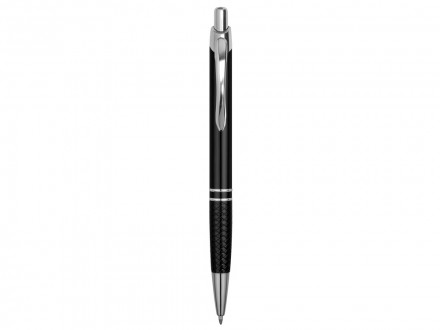 Ручка шариковая Кварц, черный/серебристый