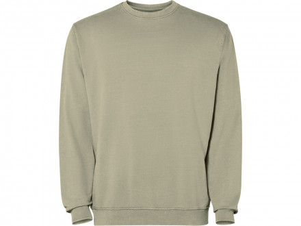 Свитшот Jaya унисекс, светлый хаки выстиранный