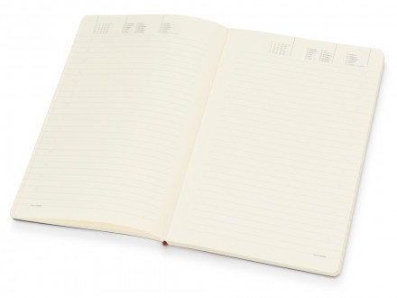 Ежедневник А5 недатированный Megapolis Velvet Flex, оранжевый