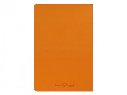 Ежедневник А5 недатированный Megapolis Velvet Flex, оранжевый