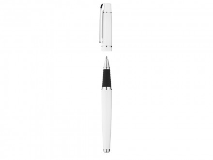 Ручка металлическая роллер VIP R, белый