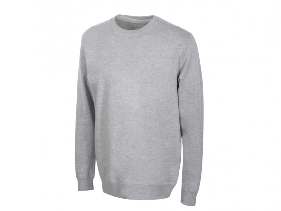 Свитшот Warsaw 220гр, унисекс, серый меланж