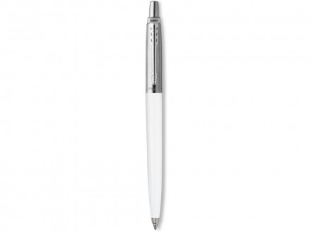 Шариковая ручка Parker Jotter ORIGINALS WHITE CT, стержень: Mblue ЭКО-УПАКОВКА