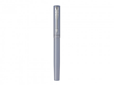 Перьевая ручка Parker Vector XL Silver Blue CT, цвет чернил blue, перо: F/M, в подарочной упаковке.