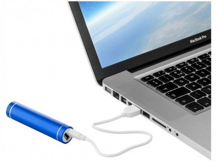 Зарядное устройство Bolt, 2200 мА/ч, ярко-синий