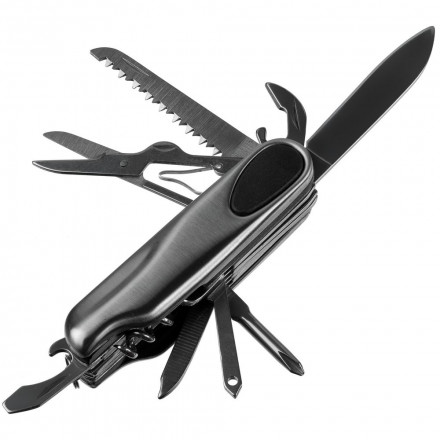 Набор «Зорге»: мультитул и фонарик, серебристый