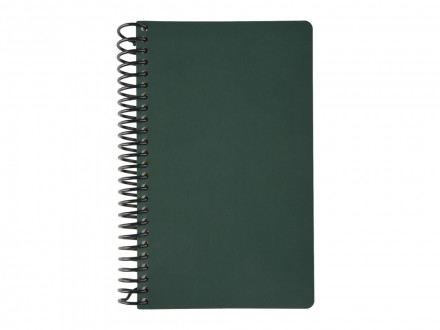 Ежедневник недатированный на спирали А5 Agenda, зеленый