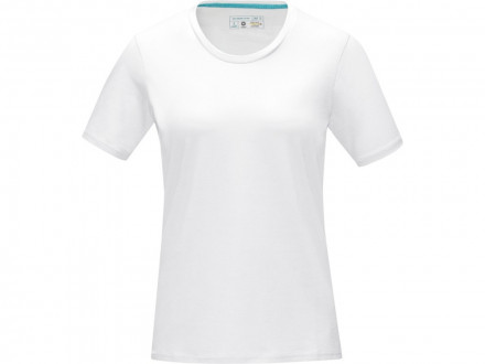 Женская футболка Azurite с коротким рукавом, изготовленная из натуральных материалов, белый