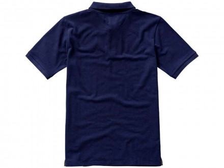 Calgary мужская футболка-поло с коротким рукавом, темно-синий