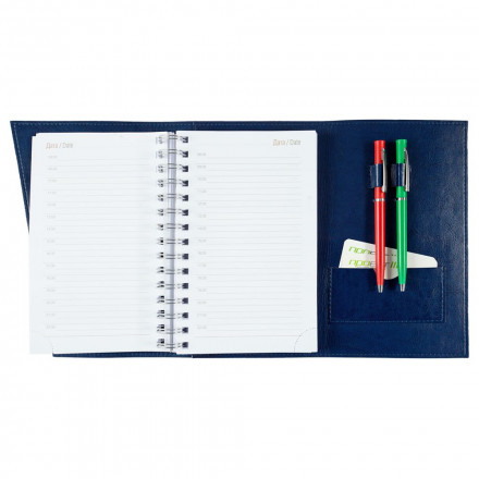 Ежедневник Strap, недатированный, синий