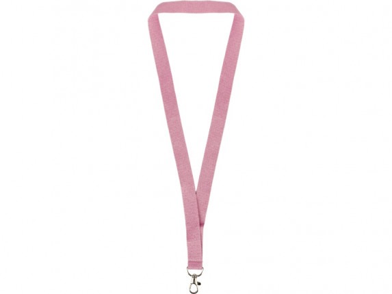 Ланьярд с карабином, пыльно-розовый