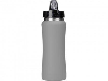 Бутылка для воды Bottle C1, сталь, soft touch, 600 мл, серый