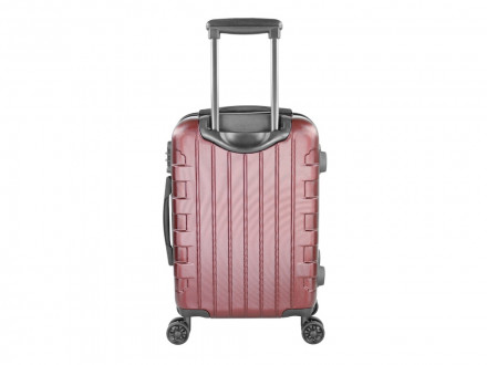 Чемодан BUGATTI Galatea, красный, поликарбонат / АБС-пластик, 36,5х24,5х56 см, 38 л