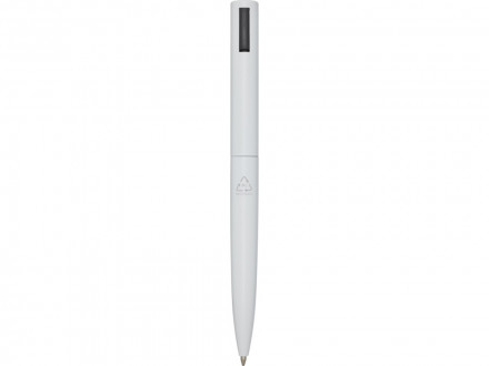 Juana шариковая ручка из переработанного алюминия - Белый, черные чернила