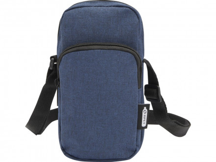Сумка для телефона Ross из переработанного материала, синий navy