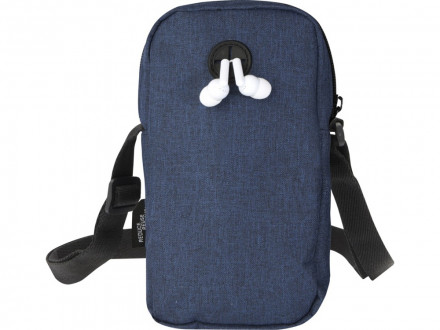 Сумка для телефона Ross из переработанного материала, синий navy