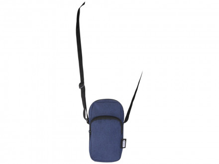 Сумка для телефона Ross из переработанного материала, синий navy