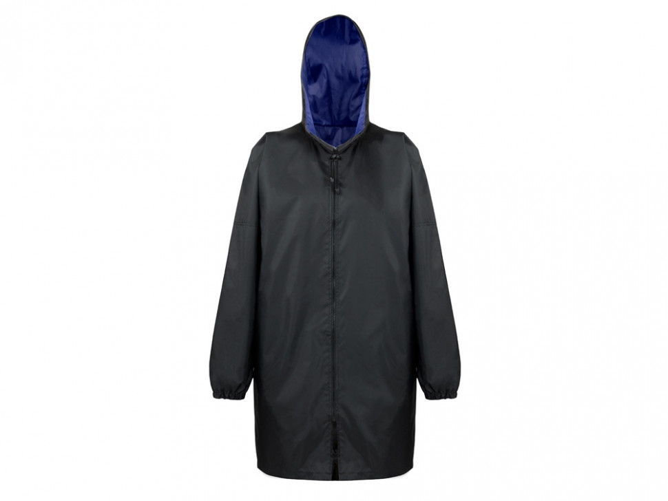 Дождевик Bi-color унисекс, синий классический/черный