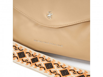 Сумка женская Beverly Hills Polo Club, бежевый/стальной