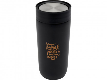 Camden кружка из нержавеющей стали, сертифицированный RCS, 350 м, сплошной черный