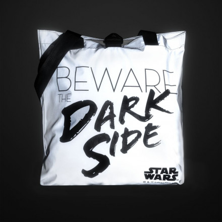 Шоппер Beware The Dark Side из светоотражающей ткани
