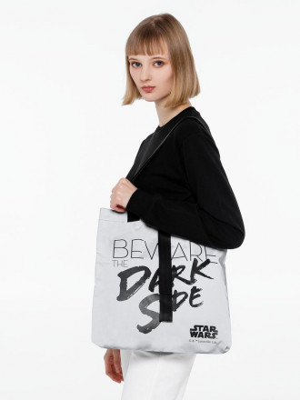 Шоппер Beware The Dark Side из светоотражающей ткани