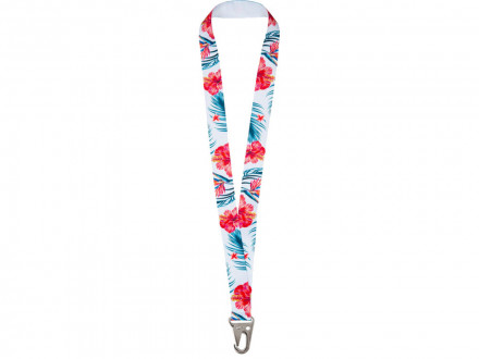 Ланъярд 2,5 см под сублимацию с большим карабином