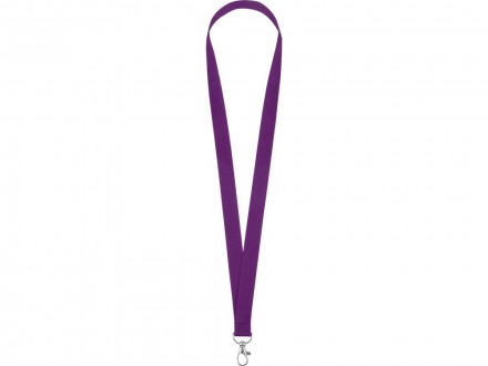 Ланьярд с карабином, фиолетовый