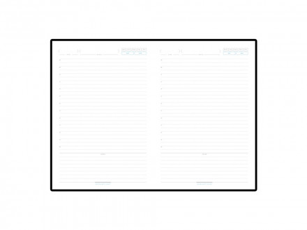 Ежедневник А5 недатированный Citizen, бордовый