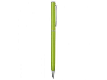 Ручка металлическая шариковая Атриум, зеленое яблоко