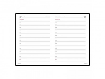 Ежедневник недатированный А6+ Sidney Nebraska, синий (золотой обрез)