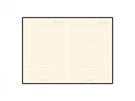 Ежедневник А5 недатированный Chelsea, серый (золотистый кант и срез)