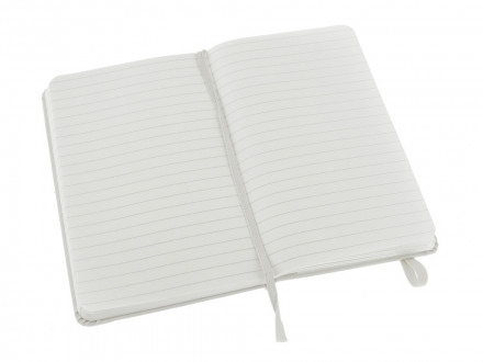 Записная книжка Moleskine Classic (в линейку) в твердой обложке, Pocket (9x14см), белый