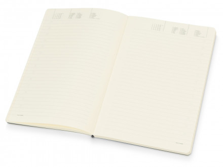 Ежедневник А5 недатированный Megapolis Velvet Flex, серебристый