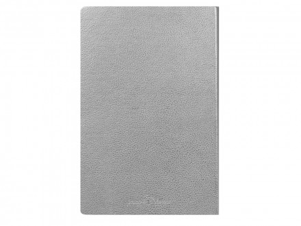 Ежедневник А5 недатированный Megapolis Velvet Flex, серебристый