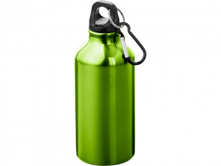 Бутылка Oregon с карабином 400мл, зеленое яблоко