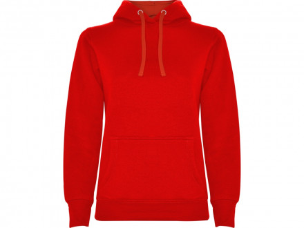 Толстовка с капюшоном Urban женская, красный