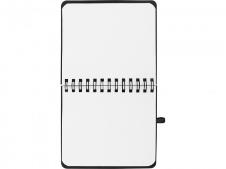 Блокнот А6 Журналист с ручкой, черный