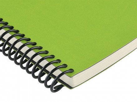 Ежедневник недатированный на спирали А5 Agenda, салатовый