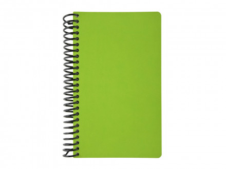 Ежедневник недатированный на спирали А5 Agenda, салатовый