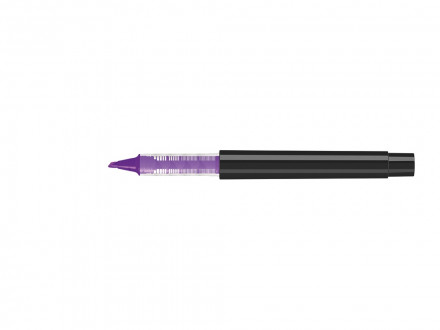 Маркер в корпусе из переработанного материала rPET RECYCLED PET PEN PRO LIQEO, черный с фиолетовыми чернилами