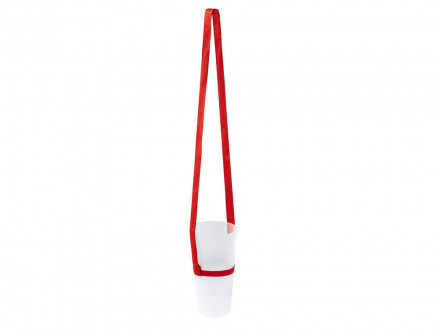 Подстаканник ALDAZ на ремешке, красный