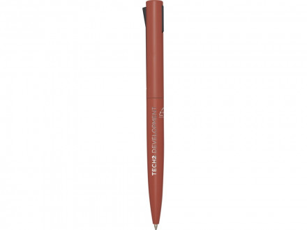 Juana шариковая ручка из переработанного алюминия - Красный кирпичный, черные чернила